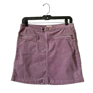 Mossimo Mini Skirt Womens Size 4 Vintage Rose Corduroy Stretch A-Line Academia